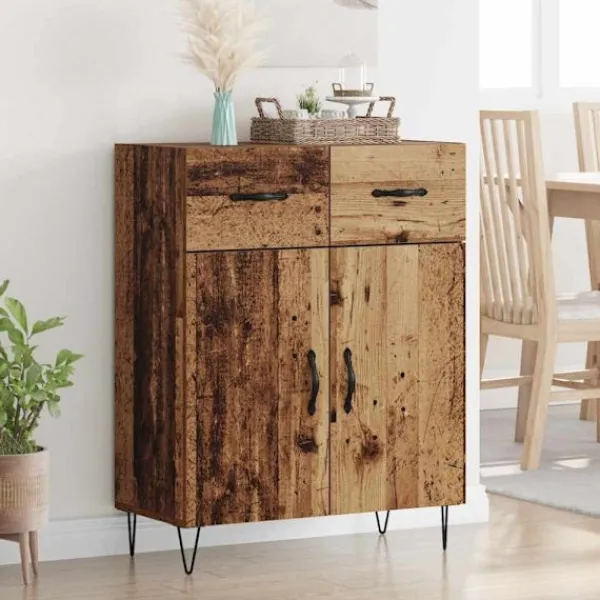 vidaXL Sideboards>Sideboard Gammalt trä 69,5 x 34 x 90 cm Konstruerat trä