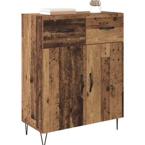 vidaXL Sideboards>Sideboard Gammalt trä 69,5 x 34 x 90 cm Konstruerat trä
