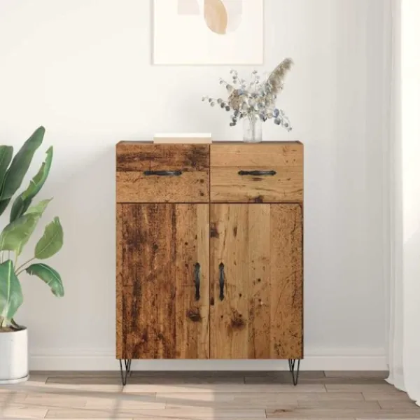 vidaXL Sideboards>Sideboard Gammalt trä 69,5 x 34 x 90 cm Konstruerat trä