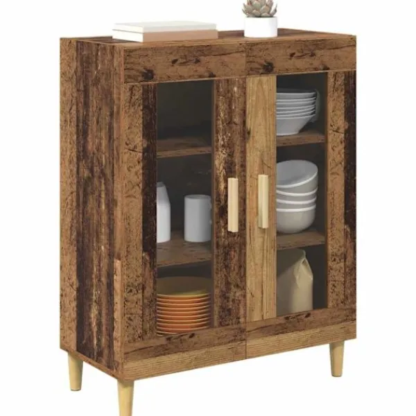 vidaXL Sideboards>Sideboard Gammalt trä 69,5 x 34 x 90 cm Konstruerat trä