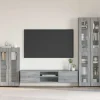 vidaXL Sideboards>Sideboard Grå Sonoma 55,5 x 29 x 100 cm Konstruerat trä