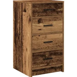 vidaXL Byråer>Sideboard med låda Gammalt trä 40 x 41 x 75 cm Konstruerat trä