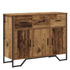 vidaXL Sideboards>Sideboard med låda Gammalt trä 97 x 32,5 x 74,5 cm