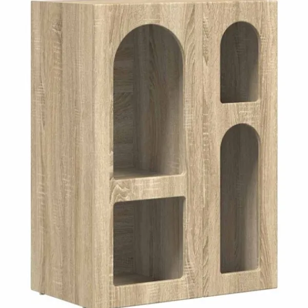 vidaXL Sideboards>Sideboard Sonoma-ek 59 x 35 x 80.5 cm Konstruerat trä