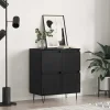 vidaXL Sideboards>Sideboard Svart Ek 60 x 35 x 70 cm