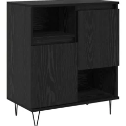 vidaXL Sideboards>Sideboard Svart Ek 60 x 35 x 70 cm