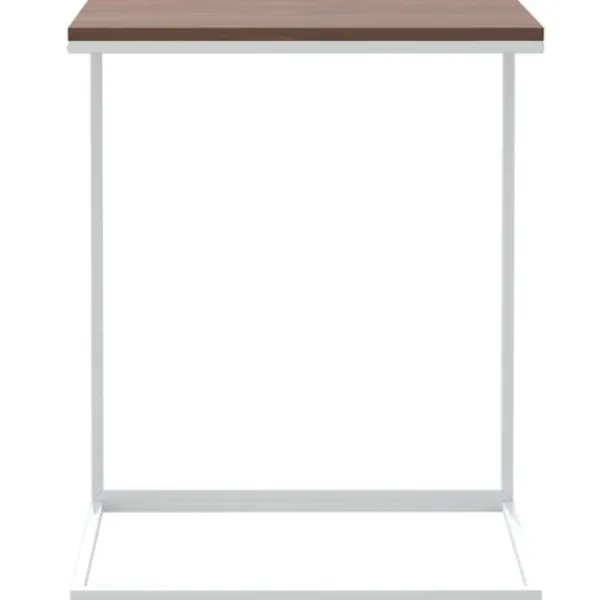 vidaXL Småbord>Sidobord vit 55x35x66 cm konstruerat trä