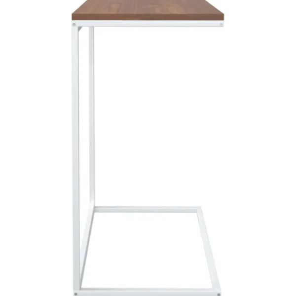 vidaXL Småbord>Sidobord vit 55x35x66 cm konstruerat trä
