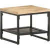 vidaXL Småbord>Sidobord 40x40x35 cm massivt mangoträ