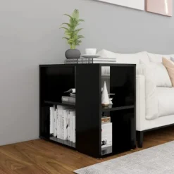 vidaXL Sideboards>Sidoskåp svart 60x30x50 cm konstruerat trä