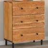 vidaXL Sideboards>Sidoskåp 60x33x75 cm massivt akaciaträ