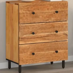 vidaXL Sideboards>Sidoskåp 60x33x75 cm massivt akaciaträ