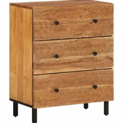 vidaXL Sideboards>Sidoskåp 60x33x75 cm massivt akaciaträ