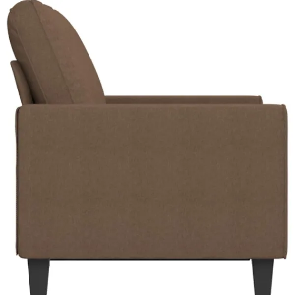 vidaXL Soffor>2-sitssoffa brun 120 cm tyg