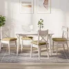 vidaXL Matgrupper>Sittkuddar 4 pcs Grågrön 40 x 40 x 6 cm Kordread tyg