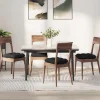 vidaXL Matgrupper>Sittkuddar 4 pcs Svart 45 x 45 x 12 cm tyg