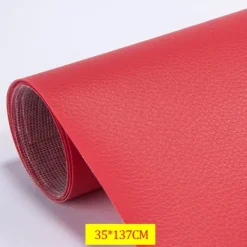 Stolar>Självhäftande läder Fix Repair Patch Stick Soffa Reparerande Sub - Perfekt Röd 35*137CM