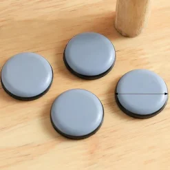 Stolar>Självhäftande Teflon möbeldynor Möbeldynor Teflon Protector för möbler Självhäftande Teflon möbeldynor 30MM Runda 16PCS Glidare för