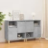 vidaXL Sideboards>Skänk 2 st betonggrå 60x35x70 cm konstruerat trä