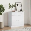 vidaXL Sideboards>Skänk ALTA vit 77x35x73 cm massiv furu