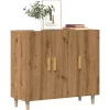 vidaXL Sideboards>Skänk artisan ek 90x34x80 cm konstruerat trä