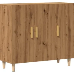 vidaXL Sideboards>Skänk artisan ek 90x34x80 cm konstruerat trä
