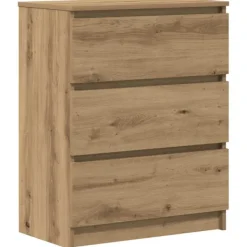 vidaXL Byråer>Skänk artisan ek 60x35x76 cm konstruerat trä