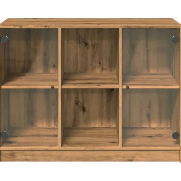 vidaXL Sideboards>Skänk artisian ek 102x37x75,5 cm konstruerat trä