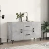 vidaXL Sideboards>Skänk betonggrå 100x36x60 cm konstruerat trä
