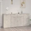 vidaXL Sideboards>Skänk betonggrå 160x36x75 cm konstruerat trä