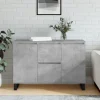 vidaXL Sideboards>Skänk betonggrå 101,5x35x70 cm konstruerat trä