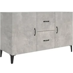 vidaXL Sideboards>Skänk betonggrå 100x36x60 cm konstruerat trä
