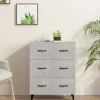 vidaXL Byråer>Skänk betonggrå 69,5x34x90 cm konstruerat trä