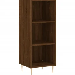 vidaXL Sideboards>Skänk brun ek 34,5x32,5x90 cm konstruerat trä