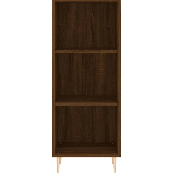 vidaXL Sideboards>Skänk brun ek 34,5x32,5x90 cm konstruerat trä