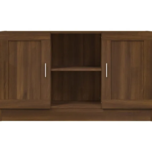 vidaXL Sideboards>Skänk brun ek 120x30,5x70 cm konstruerat trä