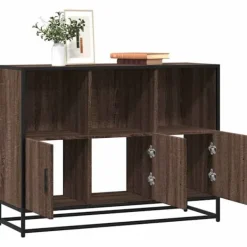 vidaXL Sideboards>Skänk brun ek 100x35x76 cm konstruerat trä