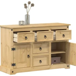 vidaXL Sideboards>Skänk Corona 112x40x75 cm massiv furu