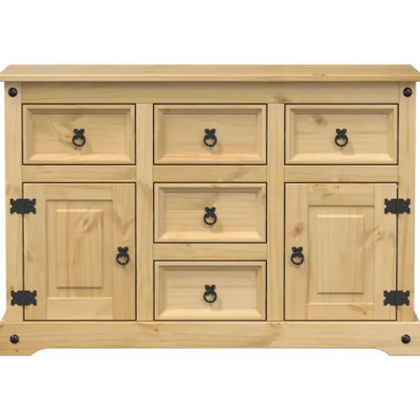vidaXL Sideboards>Skänk Corona 112x40x75 cm massiv furu
