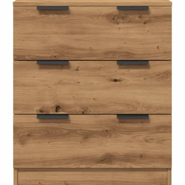 vidaXL Byråer>Skänk ek 60x30x70 cm konstruerat trä