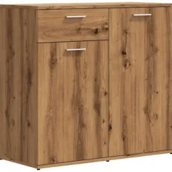 vidaXL Sideboards>Skänk ek 80x36x75 cm konstruerat trä