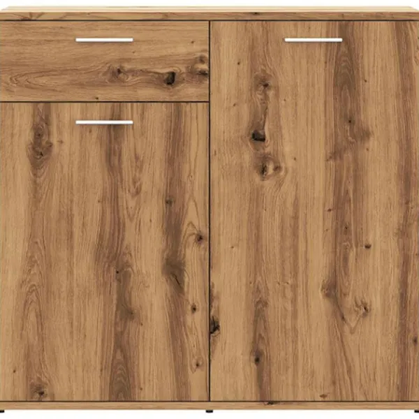 vidaXL Sideboards>Skänk ek 80x36x75 cm konstruerat trä
