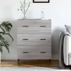vidaXL Byråer>Skänk grå sonoma 69,5x34x90 cm konstruerat trä