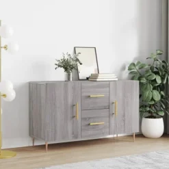 vidaXL Sideboards>Skänk grå sonoma 100x36x60 cm konstruerat trä
