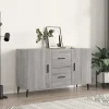 vidaXL Sideboards>Skänk grå sonoma 100x36x60 cm konstruerat trä
