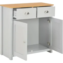 vidaXL Sideboards>Skänk grå 79x35x81 cm
