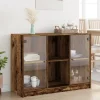 vidaXL Sideboards>Skänk åldrat trä 102x37x75,5 cm konstruerat trä