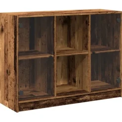 vidaXL Sideboards>Skänk åldrat trä 102x37x75,5 cm konstruerat trä
