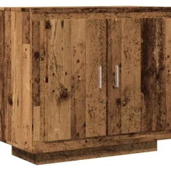 vidaXL Sideboards>Skänk åldrat trä 80x40x75 cm konstruerat trä