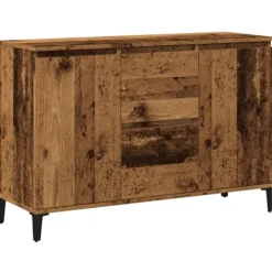 vidaXL Sideboards>Skänk åldrat trä 102x35x70 cm konstruerat trä
